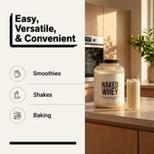 unflavored whey protein smoothies shakes baking