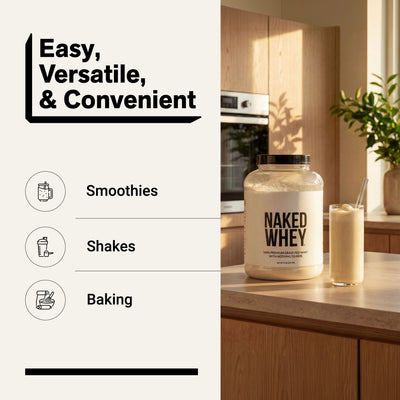 unflavored whey protein smoothies shakes baking