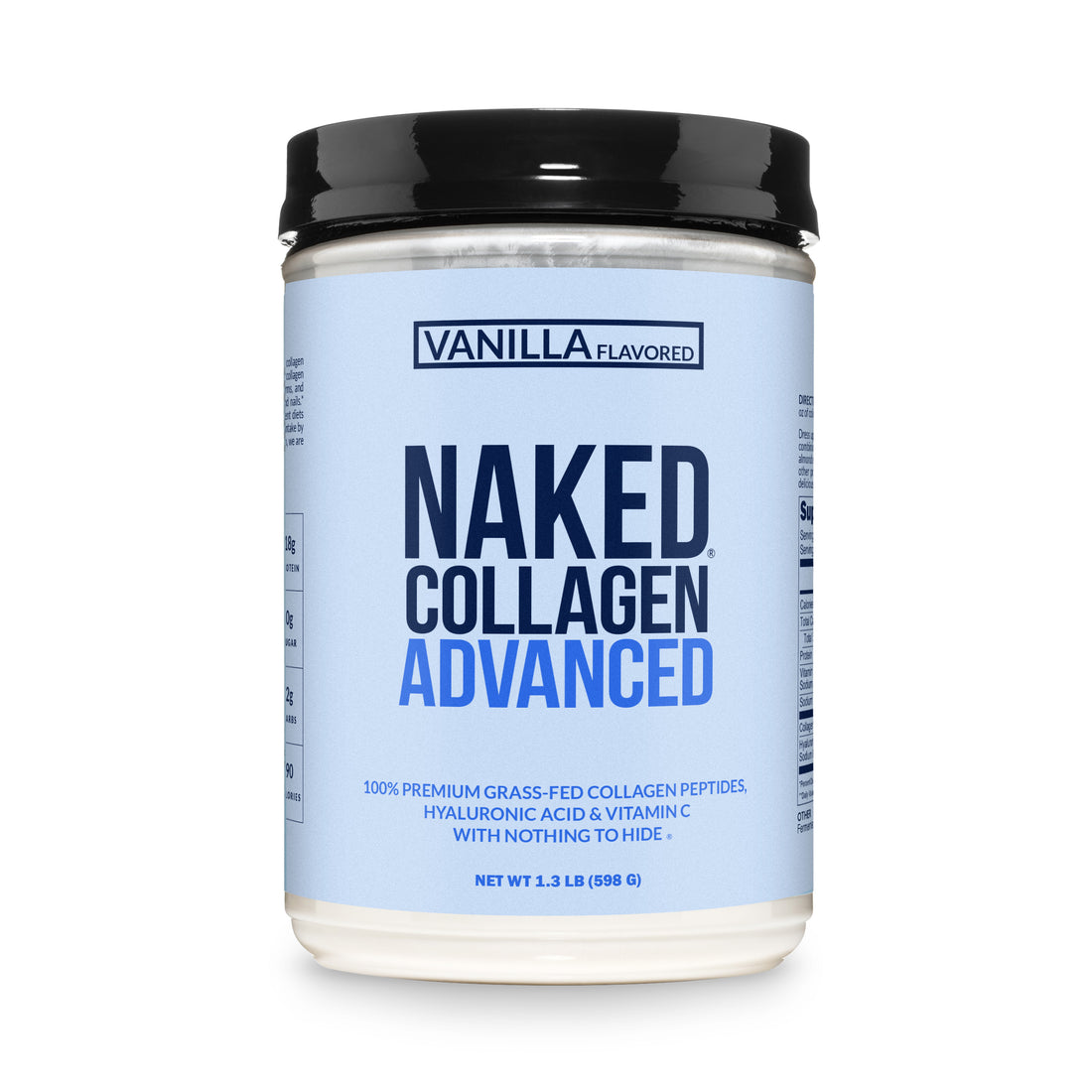 advance collagen vanilla grass fed gmo-free no-additives gluten-free