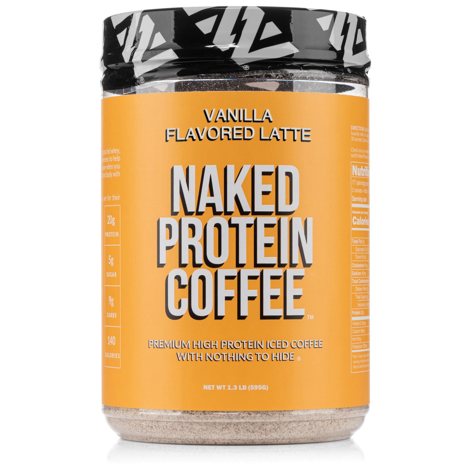 Vanilla Latte Protein Iced Coffee - 20g Protein | Naked Protein Coffee