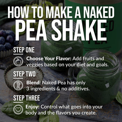 vanilla pea protein shake