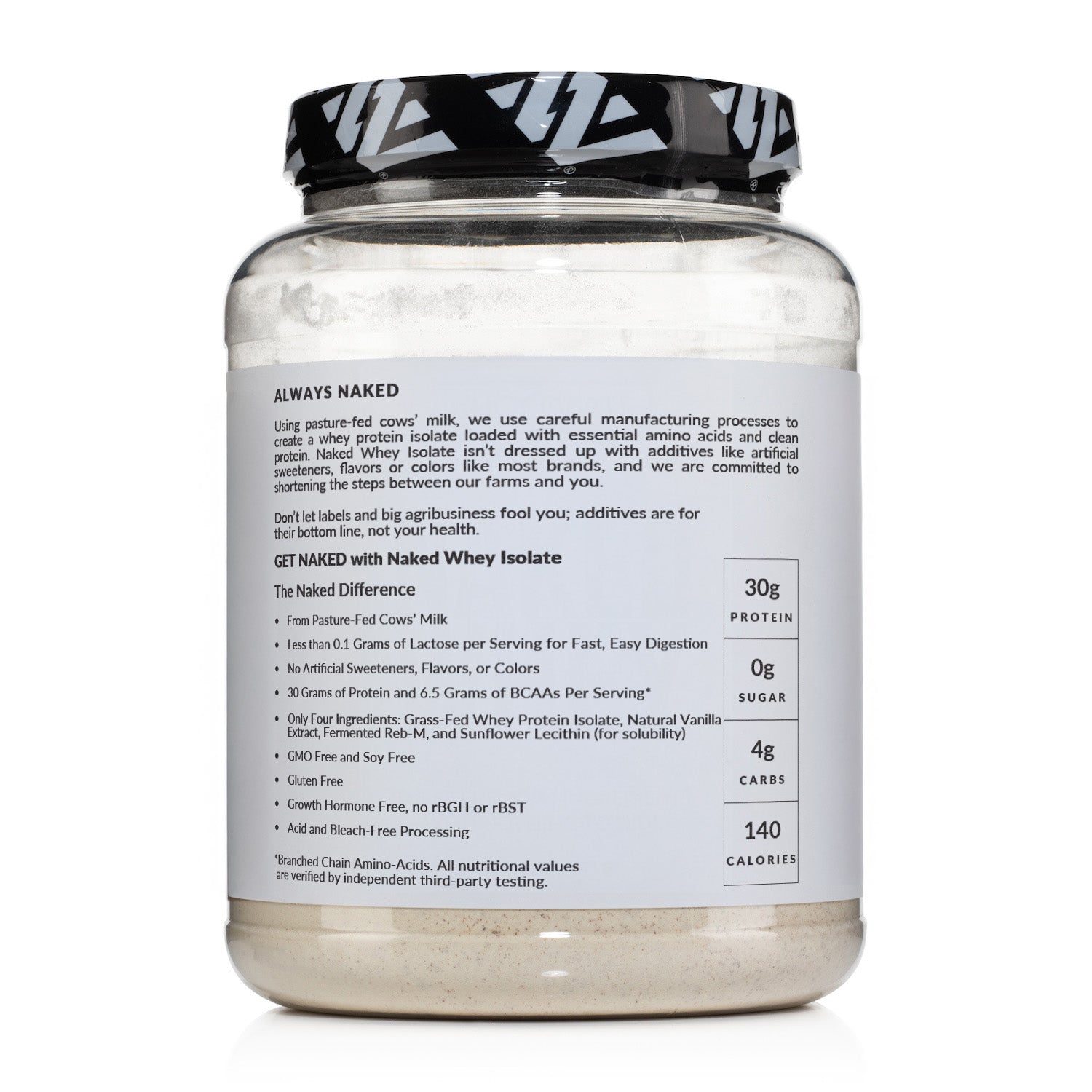 lactose free whey isolate vanilla