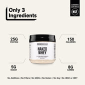 whey isolate protein powder clean ingredient gluten-free soy-free