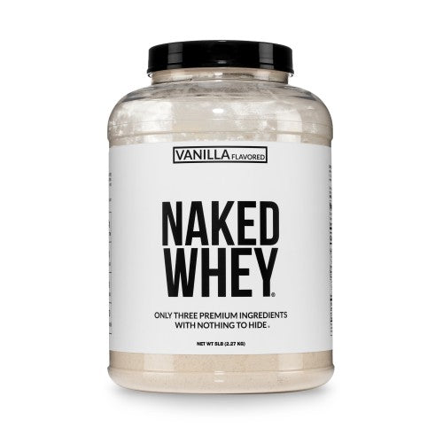 Vanilla Whey Protein Powder | Naked Vanilla Whey - 5LB