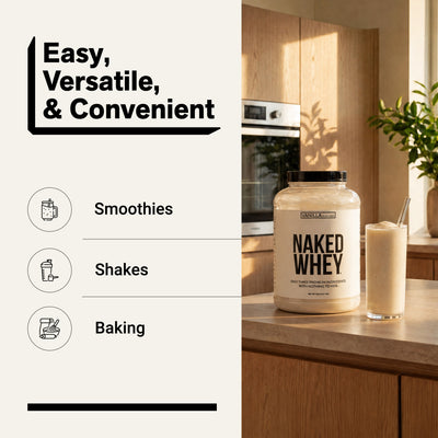 vanilla whey protein smoothies shakes baking