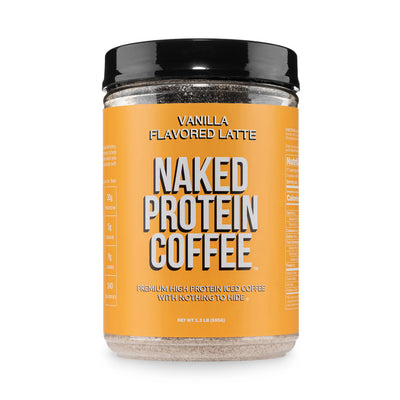 vanilla protein coffee protein coffee powder gmo-free no-additives gluten-free premium blend