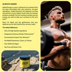 Vegan Pre Workout Supplement - Naked Energy