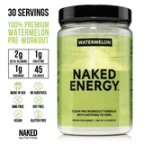 Watermelon Pre Workout Supplement | Naked Energy - 30 Servings