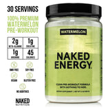 Suplemento preentrenamiento con cítricos | Naked Energy - 30 porciones