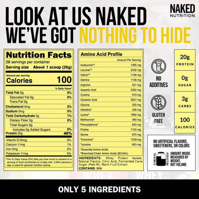 whey isolate lemonade flavor