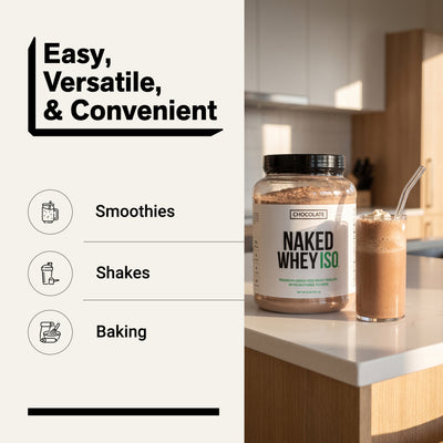 whey isolate protein smoothies shakes baking