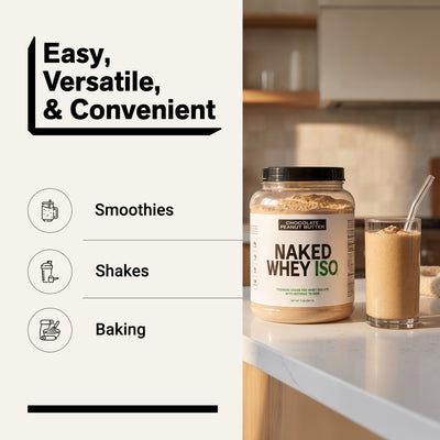 whey isolate protein smoothies shakes baking