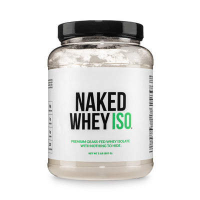 whey isolate unflavored powder grass fed no-additives gluten-free