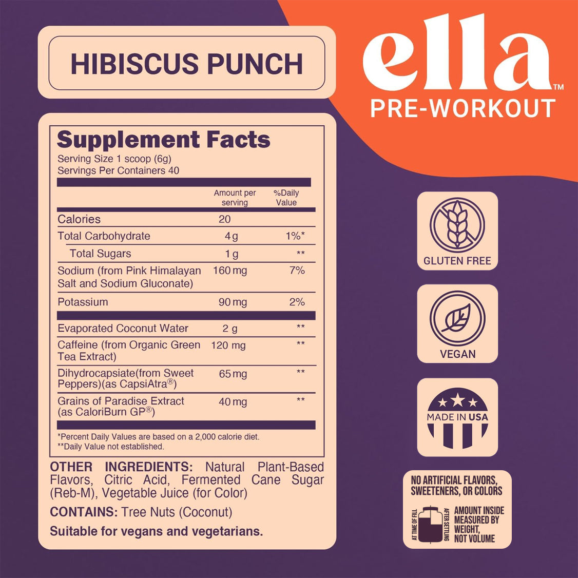 Hibiscus Punch Pre Workout | Ella - Image 4