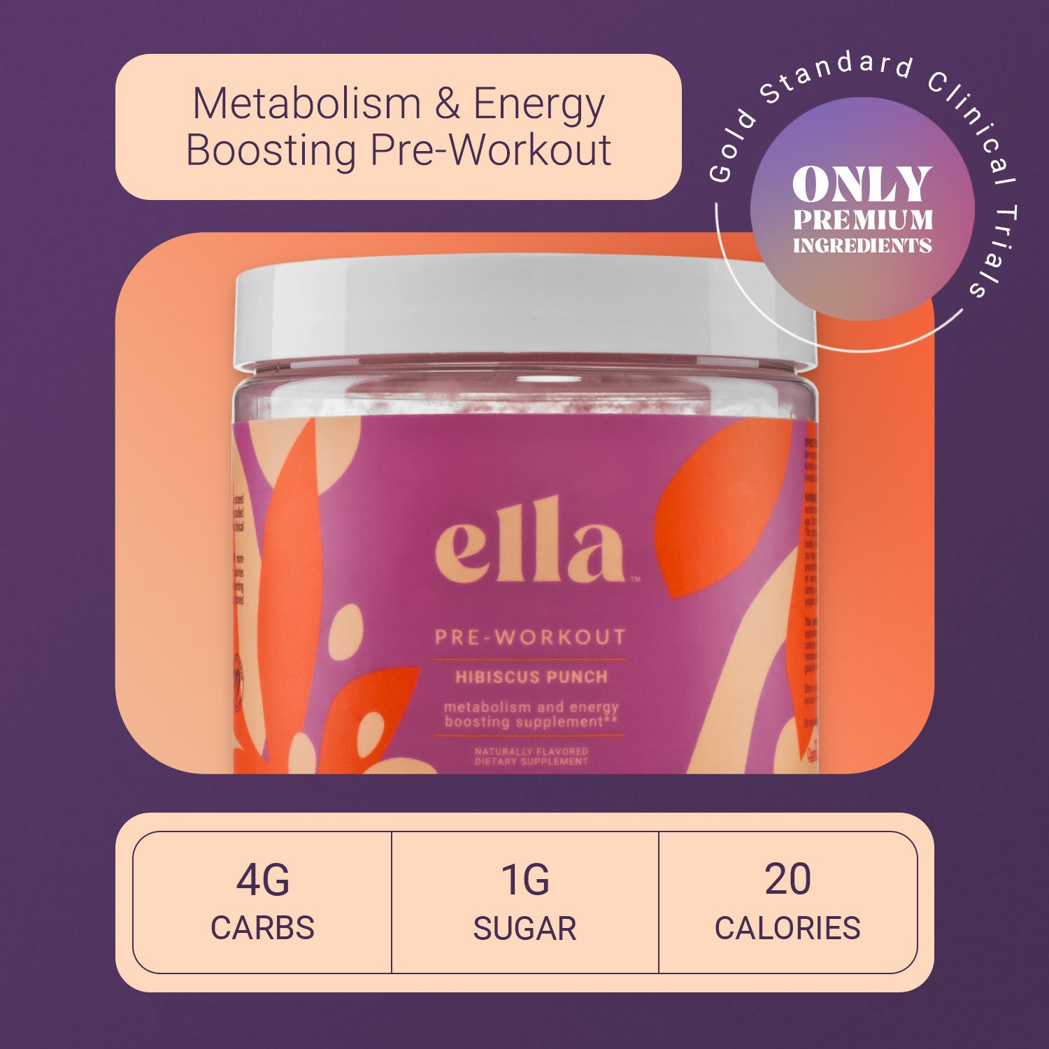 Hibiscus Punch Pre Workout | Ella - Image 3