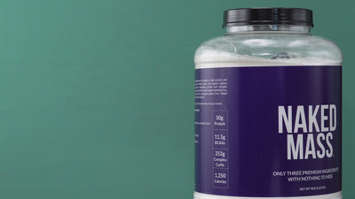Supplément de protéines de gain de poids à la vanille | Naked Vanilla Mass - 8LB