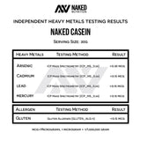 casein heavy metals test