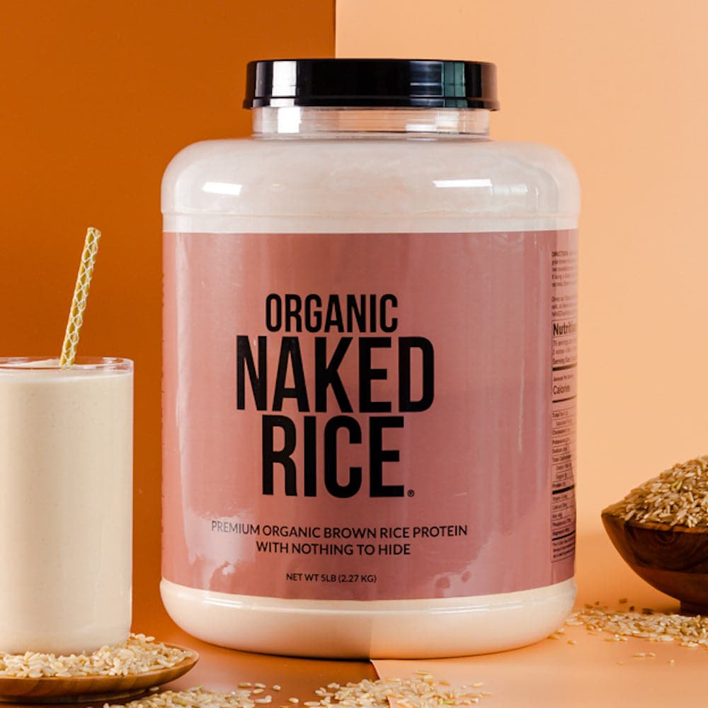 Organic Brown Rice Protein Powder | Naked Rice - 5lb – Naked Nutrition