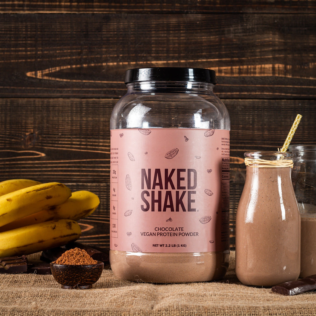 Batido de proteína de chocolate | Naked Shake - 30 porciones