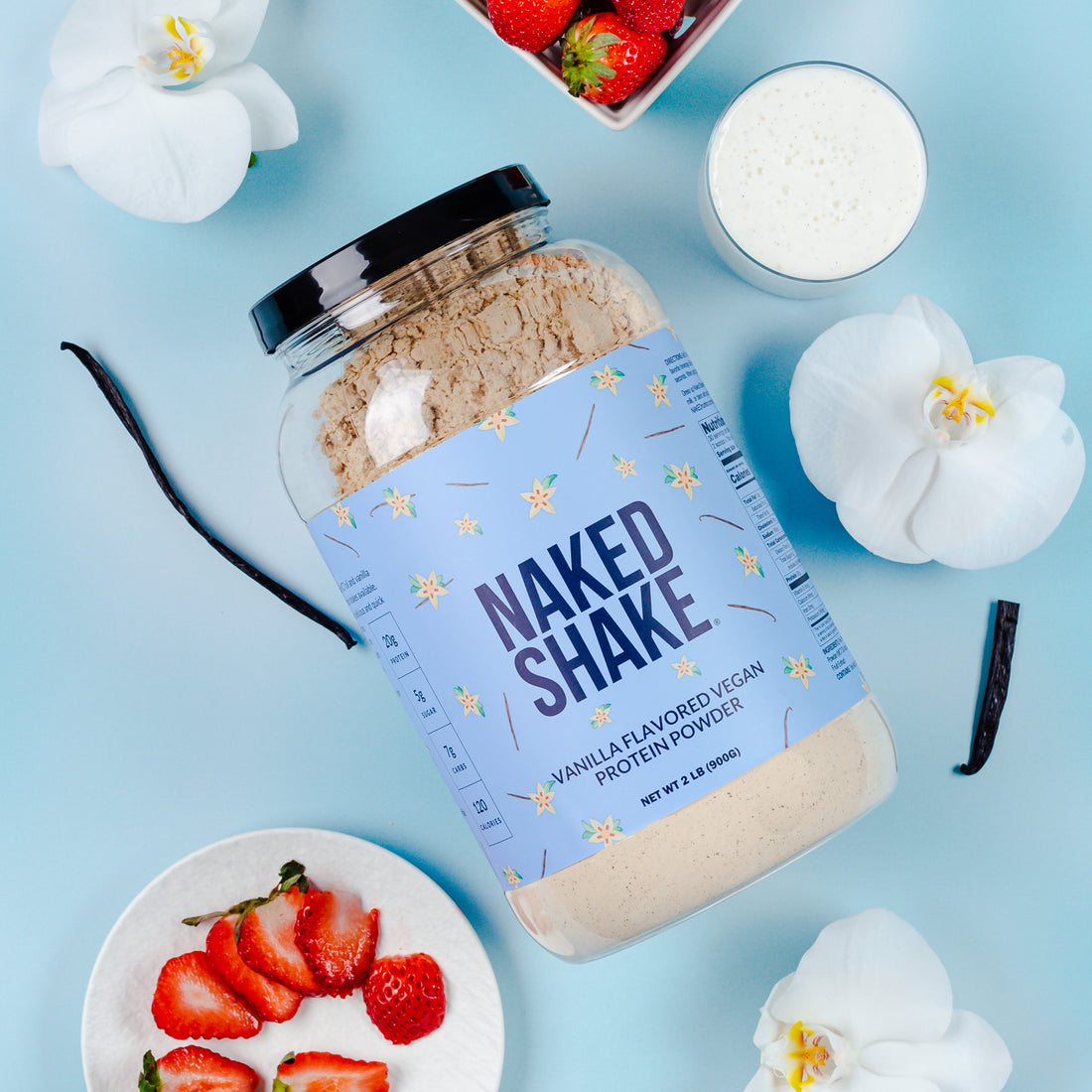 plant based vanilla protein powder