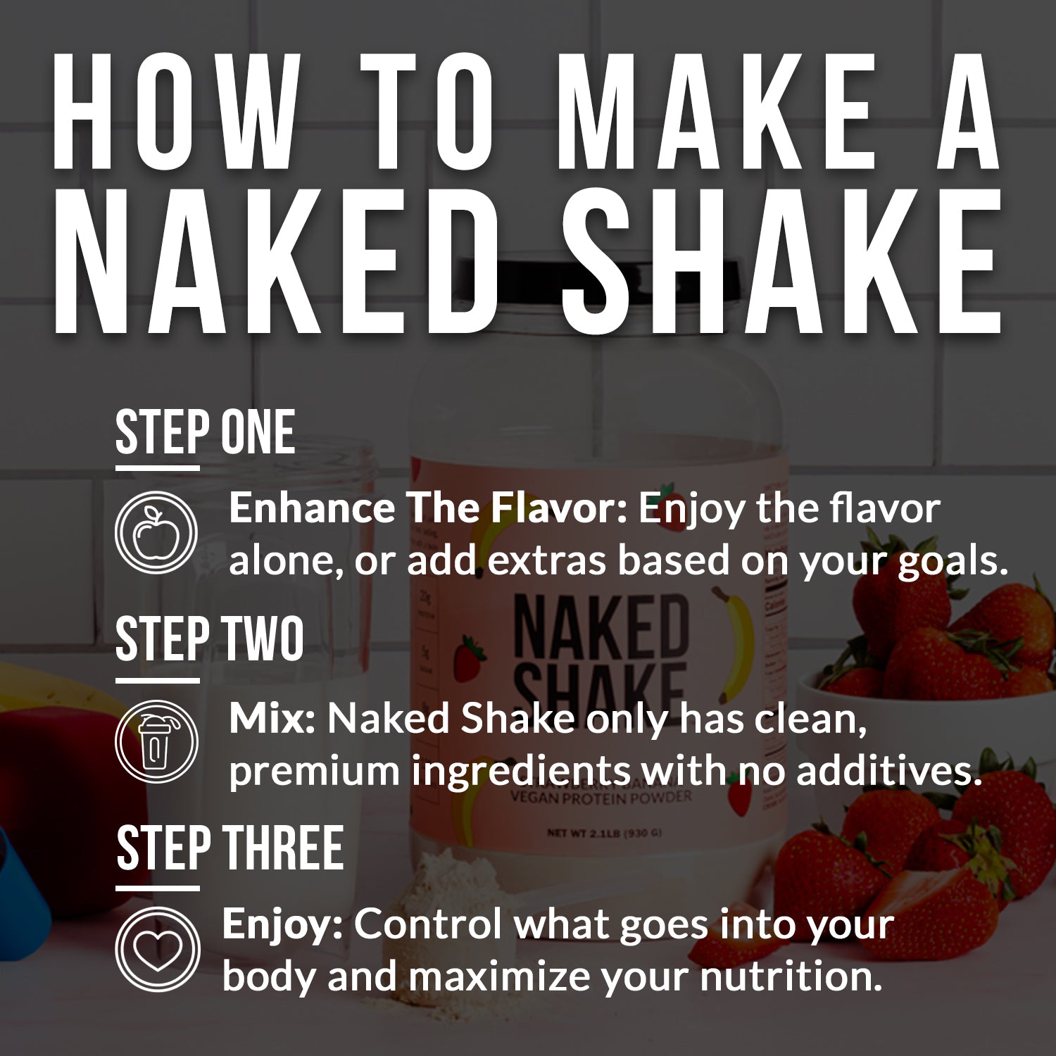 Naked Insulated Stainless Steel Shaker – Naked Nutrition
