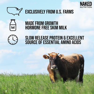 Micellärt Kaseinproteinpulver | Naked Casein - 5 lb