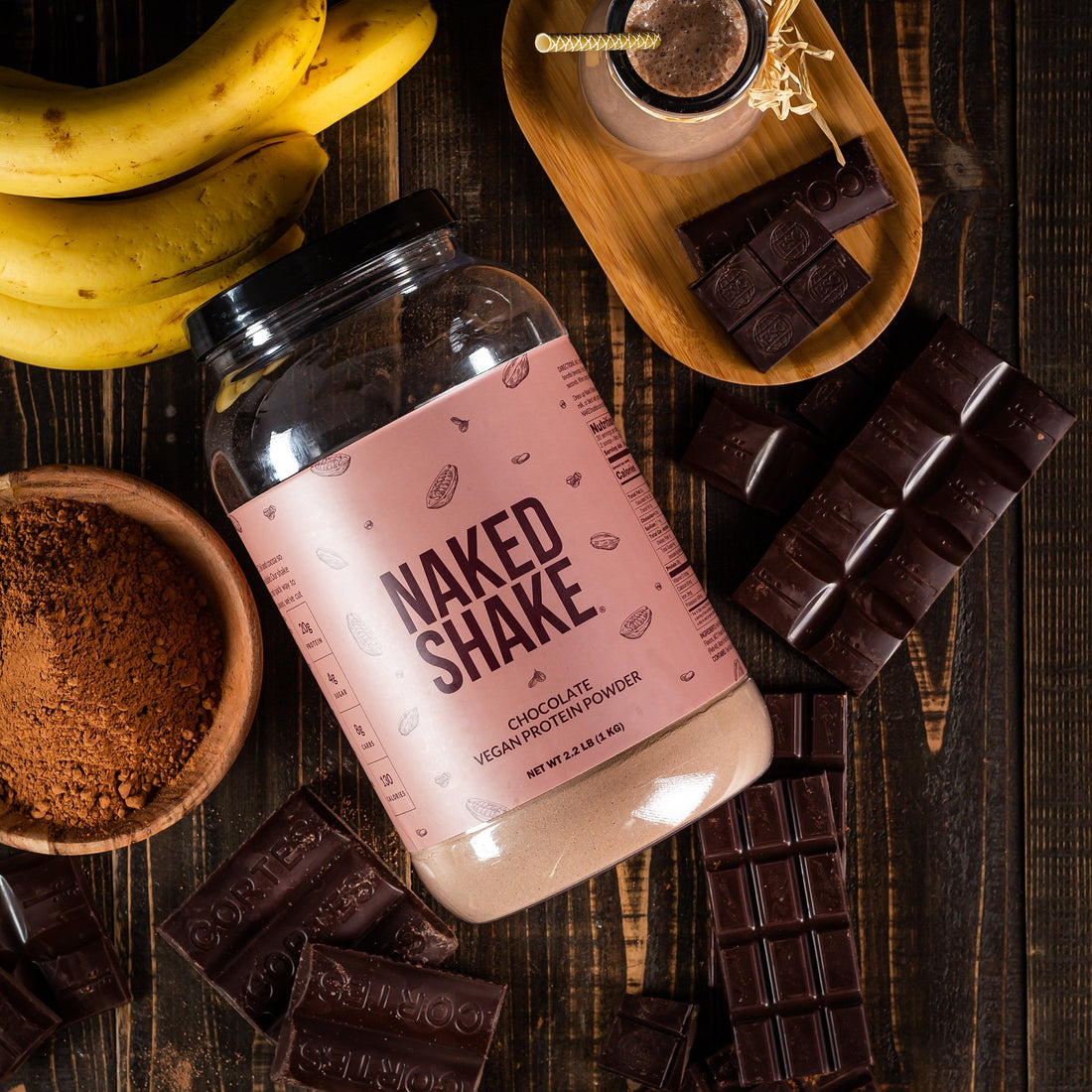 Batido de proteína de chocolate | Naked Shake - 30 porciones