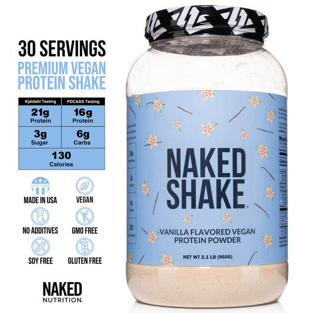 vegan vanilla protein shake