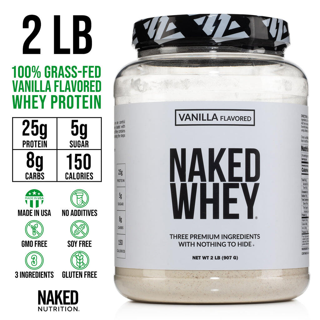 grass fed whey protein shake vanilla