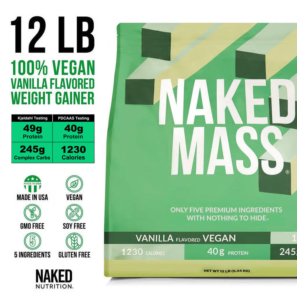 gluten free vanilla vegan bulk gainer