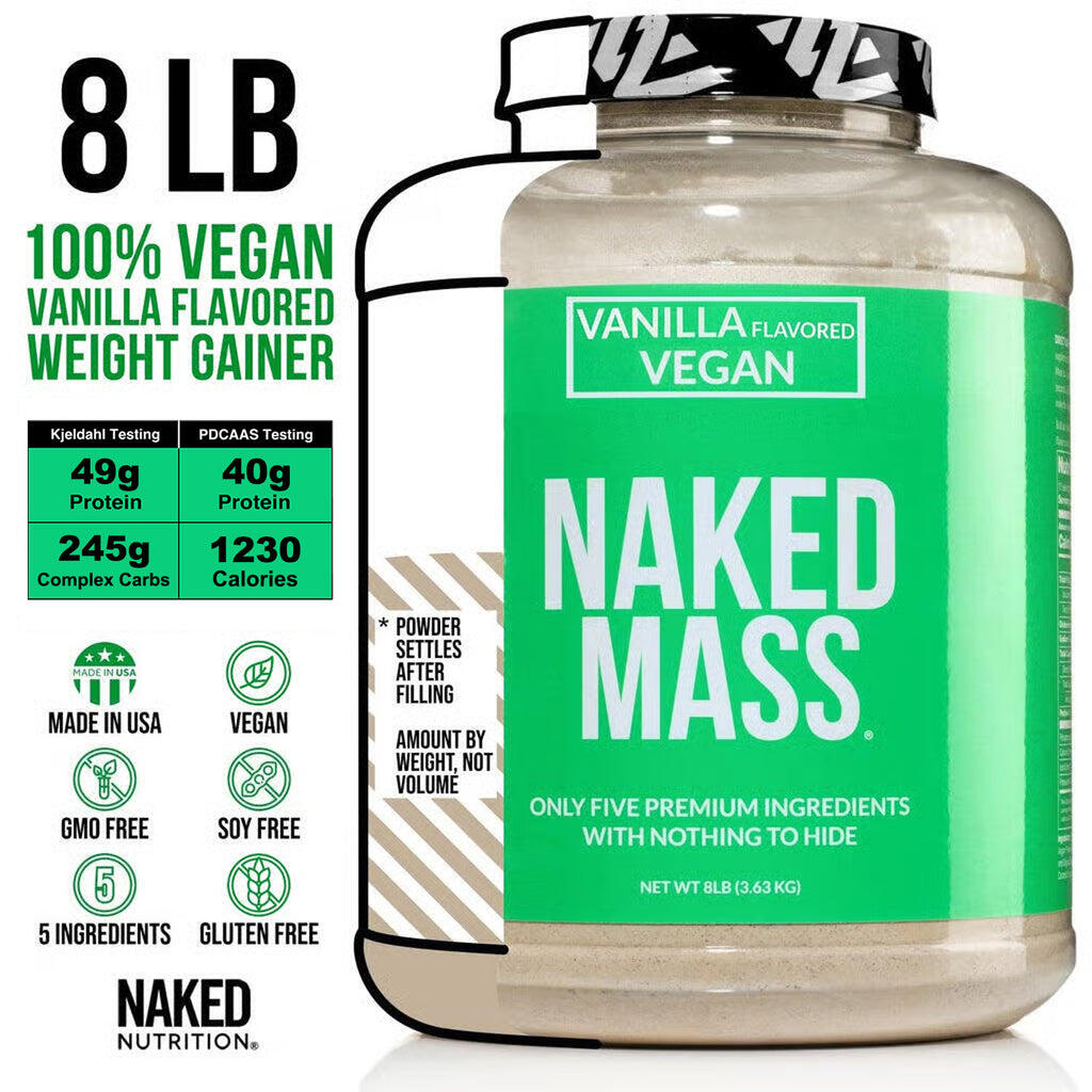 vegan weight gainer unflavored