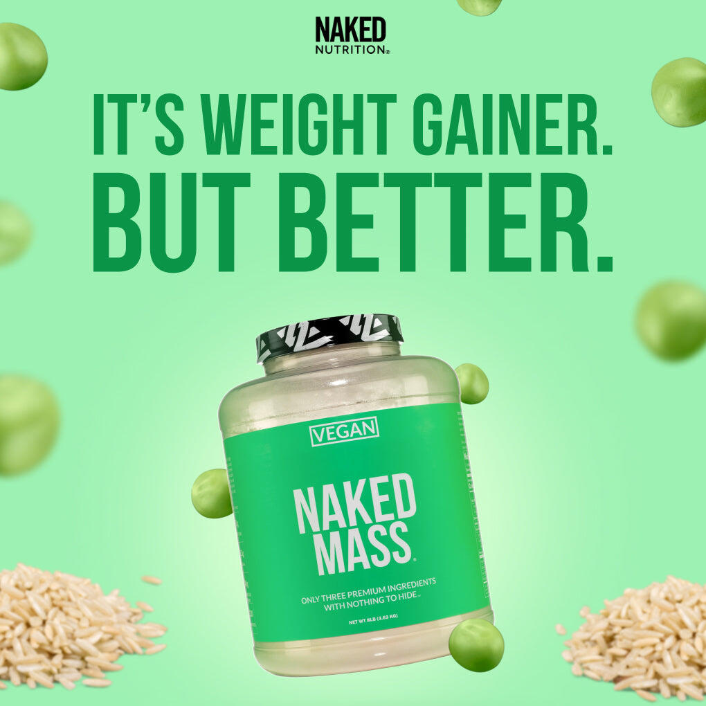 Suplemento vegano para aumentar de peso | Naked Vegan Mass - 8 libras