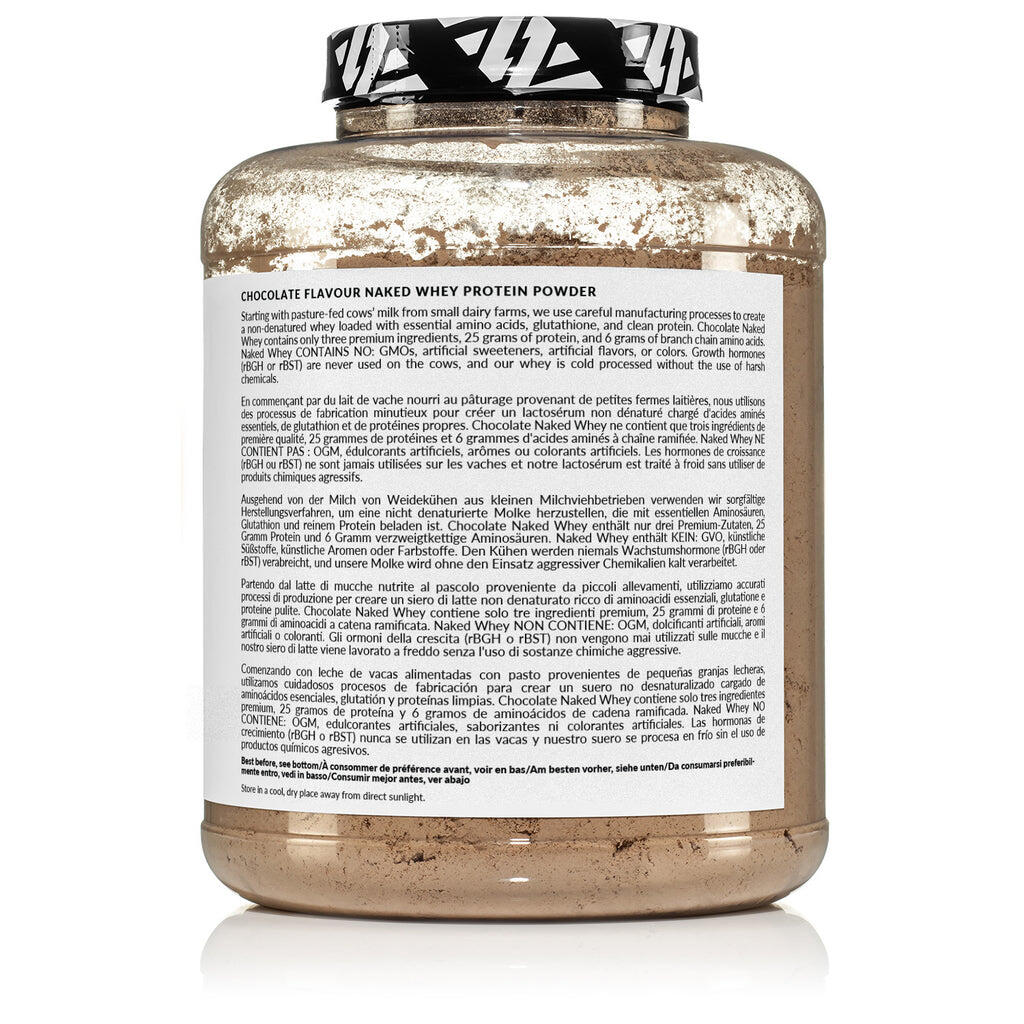 Chocolate Whey Protein Powder | Naked Chocolate Whey - 2280g