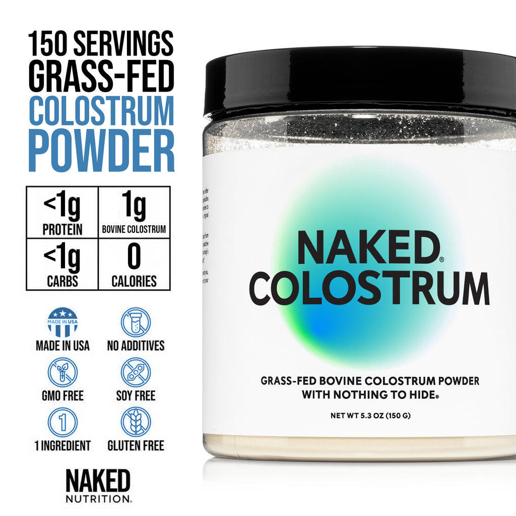 Grass-Fed Colostrum Powder | Naked Colostrum - 150 Servings