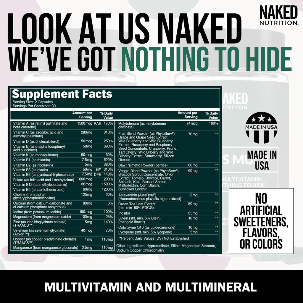 daily vitamins for men
