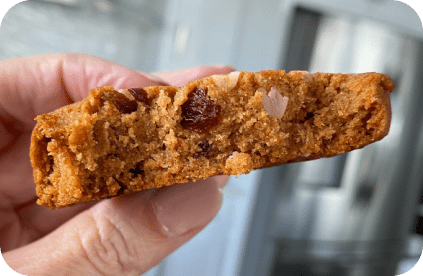 Galletas proteicas de avena y pasas | Paquete de 12 galletas Naked